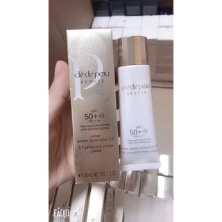 cle de peau beaute uv protective cream tinted spf50 pa++++ กันแดดมีสี dark ขนาด 30 ml.