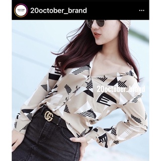 เชิ้ตลายกราฟฟิค จากร้าน 20october_brand