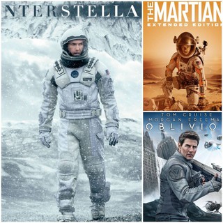 DVD หนังอวกาศ - Interstella☆The Martian☆Oblivion มัดรวม 3 เรื่องดัง #หนังฝรั่ง #แพ็คสุดคุ้ม