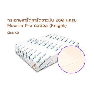 Thai KK® กระดาษอาร์ตการ์ด A3+ Pro Digital (ผิวมัน) 250 g (แพ็ค 250 แผ่น)