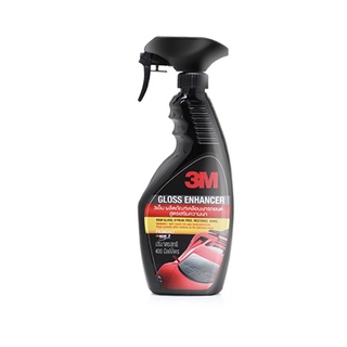 สเปรย์เคลือบเงารถยนต์ 3M Gloss Enhancer Quick Wax สูตรเสริมความเงา ปริมาตรสุทธิ 400 มิลลิลิตร