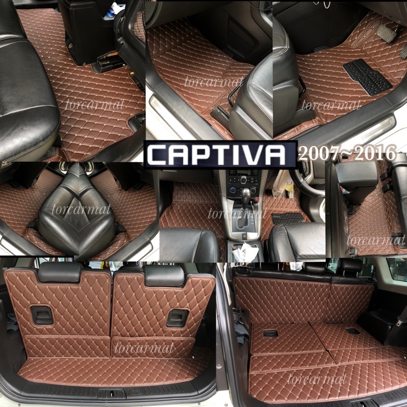 พรมรถยนต์6D7Dรุ่น CHAVE CAPTIVA 2007-2022(กดปีรถ)