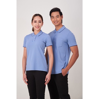 BCS SMART POLO P004 สีเทาอมฟ้า Size: S-8L