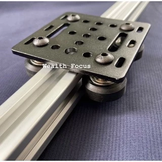 Gantry Plate Set 20mm ชุดล้อเลื่อนรางอลูมิเนียม V-slot Profile ชุดเคลื่อนที่สำหรับอลูมิเนียมโปรไฟล์