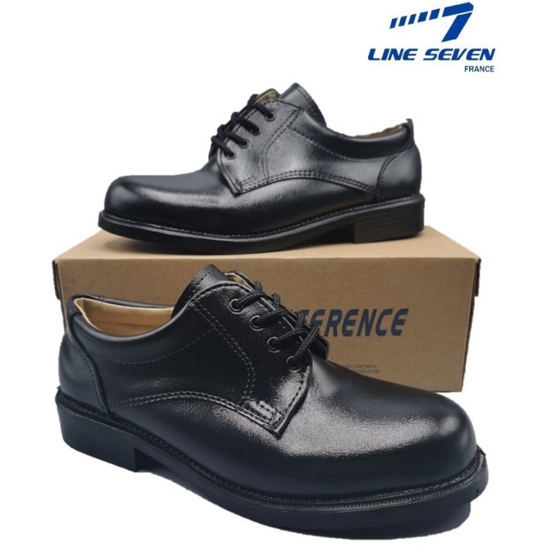 LINE SEVEN 7 รองเท้า PVC สีดําสําหรับทํางาน, SCHOOL, SUPERVISOR USE 7870
