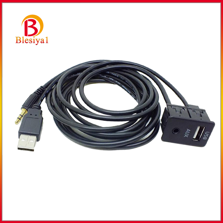 Blesiya1 อะแดปเตอร์เชื่อมต่อเสียงในรถยนต์ Usb 3 5 มม Aux Male Blesiya1th Thaipick 1051