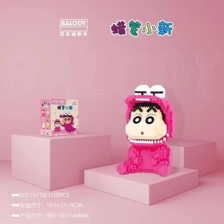 ตัวต่อนาโน​ ชินจัง​ มาใหม่​ 4 แบบ​ ของBalody​ (จำนวน​ 900-1100+ชิ้น)