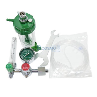 เกจ์ออกชิเจนเบสแอร์ Best Air Oxygen Regulator เกจ์ออกซิเจน ครบชุดพร้อมสายออกซิเจน อุปกรณ์เสริมออกซิเจน ถังออกซิเจน