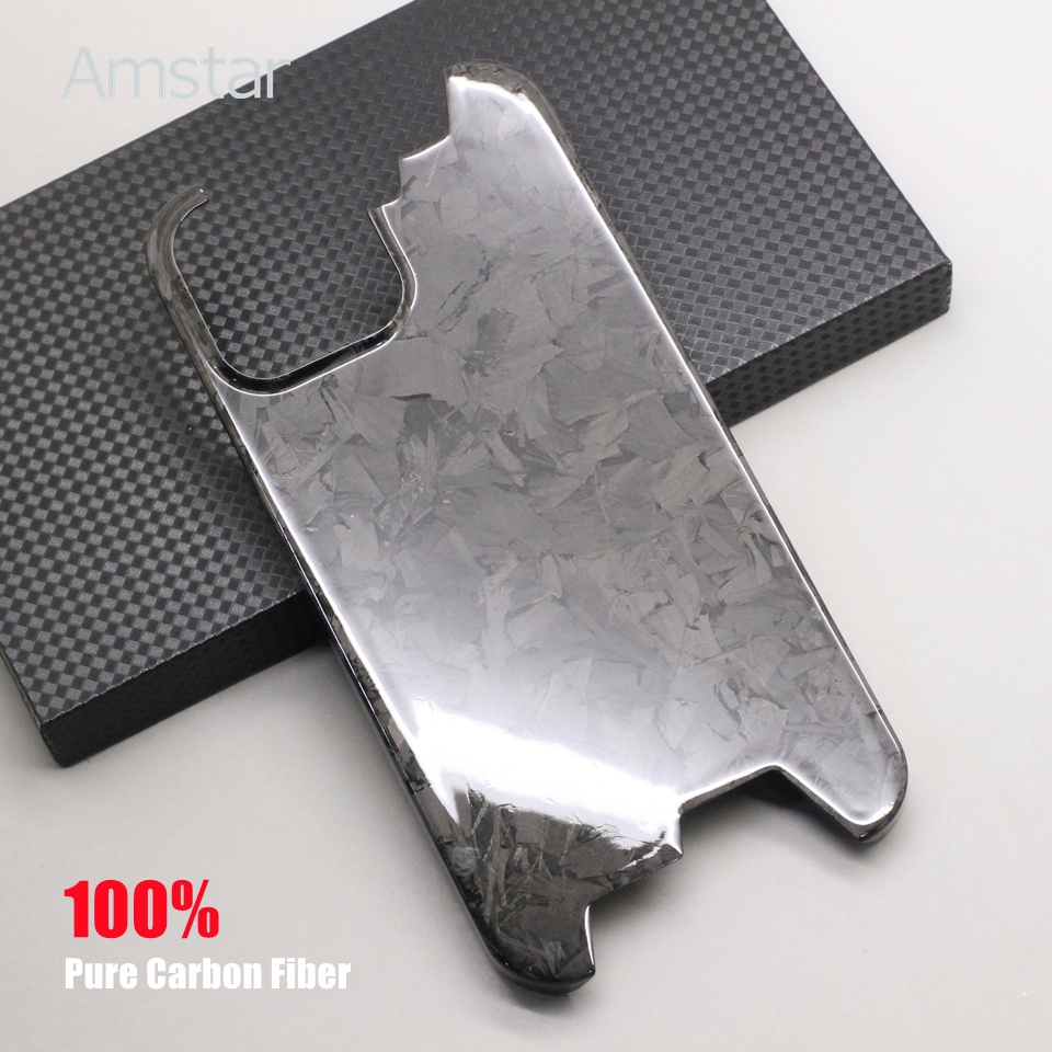 Amstar Real Carbon Fiber Phone Case for iPhone 13 12 Pro Max