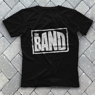 เสื้อยืด พิมพ์ลายวง The Band สีดํา สําหรับผู้ชาย และผู้หญิง