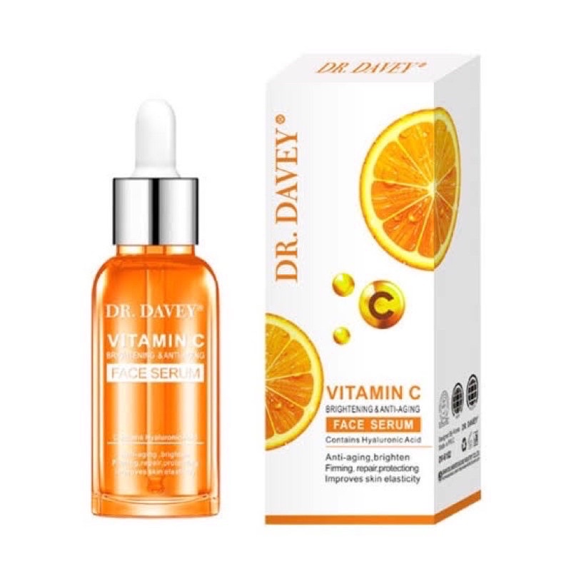 Dr.davey Vitamin C Face Serum เซรั่มวิตซี (ขวดส้ม)