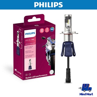 หลอดไฟรถมอเตอร์ไซค์ LED PHILIPS H4 UM 12V