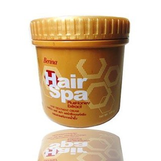 Berina Hair Spa Plus Honey Extract เบอรีน่า ทรีทเม้นท์ ครีมหมักผม ผสมน้ำผึ้ง 500g สำหรับผมที่แห้งกระด้างและแตกปลาย