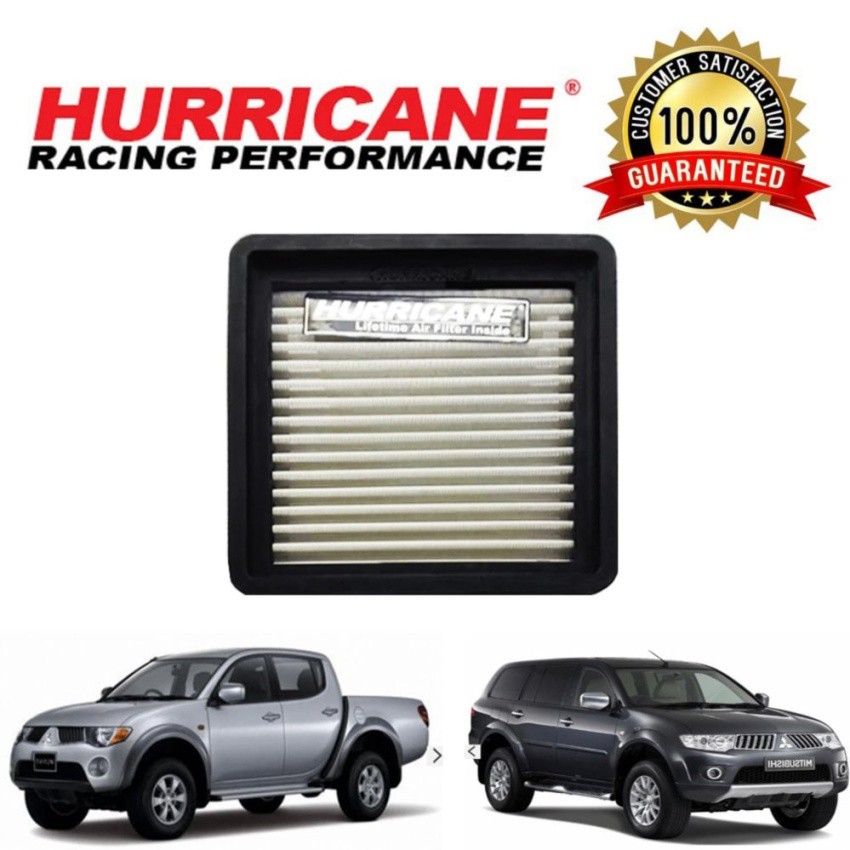 Best saller Hurricane 84-racing กรองอากาศ สเตนเลส Triton Pajero ไตรตัน ปาเจโร่2005-2014 แป้นเหยียบกันลื่น logo logoรถ โลโก้รถ Hurricane ปลายท่อรถยนต์ เสียง เทอโบ หลอก สติกเกอร์ ยานยนต์