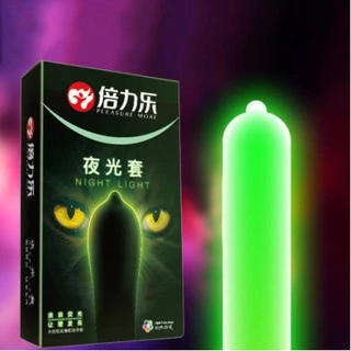 ์Night light condom ถุงยางอนามัยเรืองแสง (50-52-54mm) จัดส่ง 1-2 วัน ไม่ระบุชื่อสินค้า 3+4 ชิ้น/กล่อง