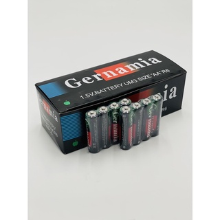 *พร้อมส่ง* ถ่าน AA เจอมาเนียร์ Germania Battery Size AA R6 UM3 1.5V 1 กล่อง จำนวน 60 ก้อน แบตเตอรี่ของแท้ สินค้าของแท้