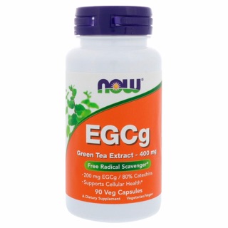 Now Foods, EGCg, Green Tea Extract, 400 mg, 90 Veg Capsules