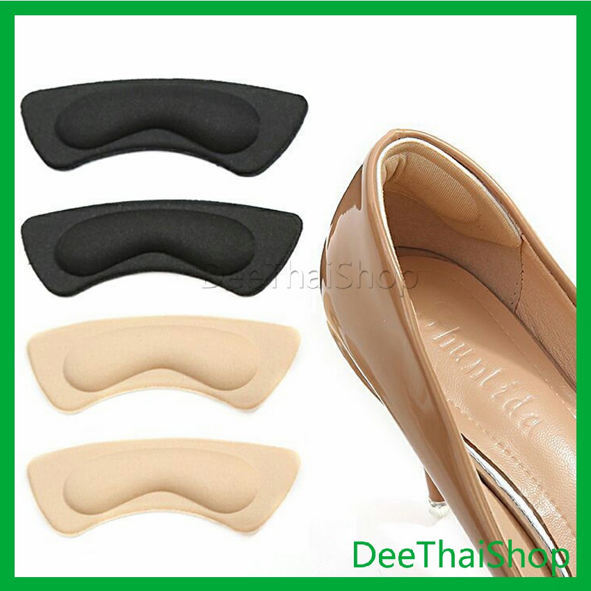 Dee Thai แผ่นกันกัด แผ่นกันรองเท้ากัด เนื้อนิ่ม ช่วยแก้รองเท้าหลวม 1 แพค ต่อ คู่ เท้าป้องกันการสึกหรอ Sponge heel pad