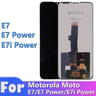 อะไหล่หน้าจอสัมผัส LCD แบบเปลี่ยน สําหรับ Motorola MOTO E7 E7i Power E7 Power XT2097 E7 XT2052 XT2052-1 XT2095-1 XT2097