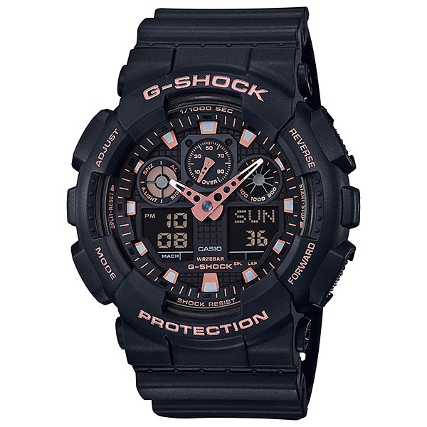 นาฬิกา Casio G-Shock Special Color BLACK&amp;GOLD XTRA Color series รุ่น GA-100GBX-1A4 ของแท้ รับประกัน1ปี