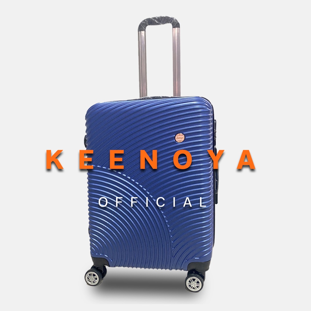 กระเป๋าเดินทาง 24 นิ้ว กระเป๋าเดินทาง 24 นิ้ว ถูกที่สุด 4 ล้อ หมุนได้ 360 องศา รุ่นซิป น้ำหนักเบากันน้ำ Keenoya #BG-004