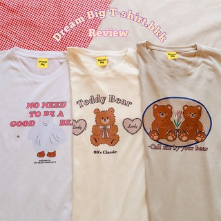 ลด15%ใส่โค้ด  เสื้อTeddy หมีน่ารัก ความเรียบง่าย An Lee Tshirt เสื้อยืด เสื้อผู้หญิง เสื้อน่ารัก เสื้อยืด