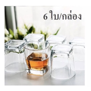 (6ใบ)แก้วเหล้า แก้ววิสกี้ ความจุ 303 ml UG361 คาเฟ่ น้ำ สวยใส ของใช้ในครัว