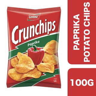 Lorenz Crunchips Paprika 100g ++ ลอเรนซ์ มันฝรั่งครั้นชิพส์รสปาปริก้า 100 กรัม