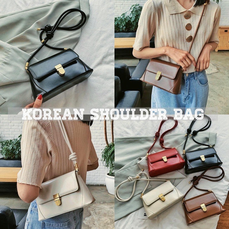 • Korean Shoulder Bag • (สินค้าพร้อมส่ง)