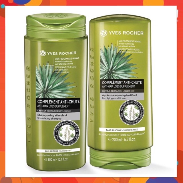 Yves Rocher อีฟโรเช่ BHC Anti Hair Loss Shampoo 300 มล. /Conditioner 200 มล. ผมร่วง