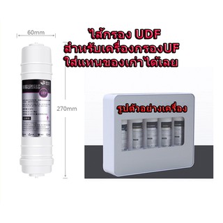 ไส้กรองคาร์บอนCarbon UDF/GACแคปซูล 11 นิ้ว x 2.5 นิ้ว  อะไหล่เครื่องกรองน้ำ