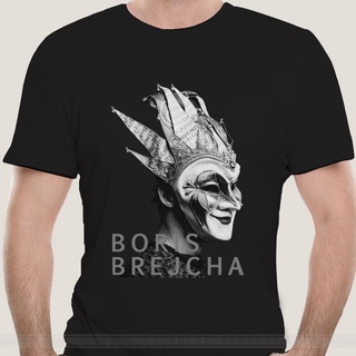 เสื้อยืดแขนสั้น ผ้าฝ้าย พิมพ์ลาย Boris Brejcha Mask แฟชั่นสําหรับผู้ชาย chendoutuxinheS-5XL