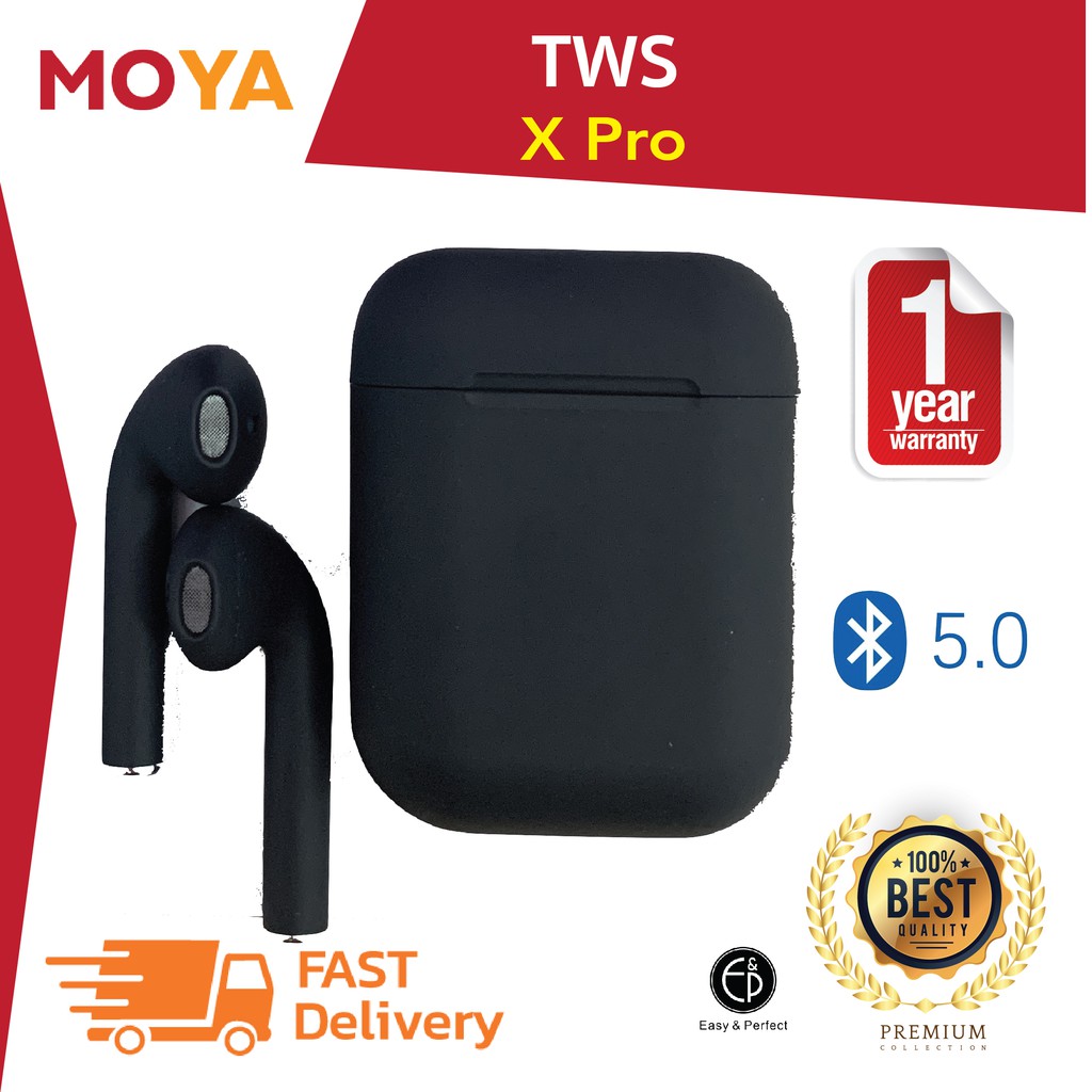 (โค้ดส่วนลด MOYA6073C) TWS X Pro หูฟัง Bluetooth หูฟังบลูทูธ หูฟัง อุปกรณ์ มือถือ