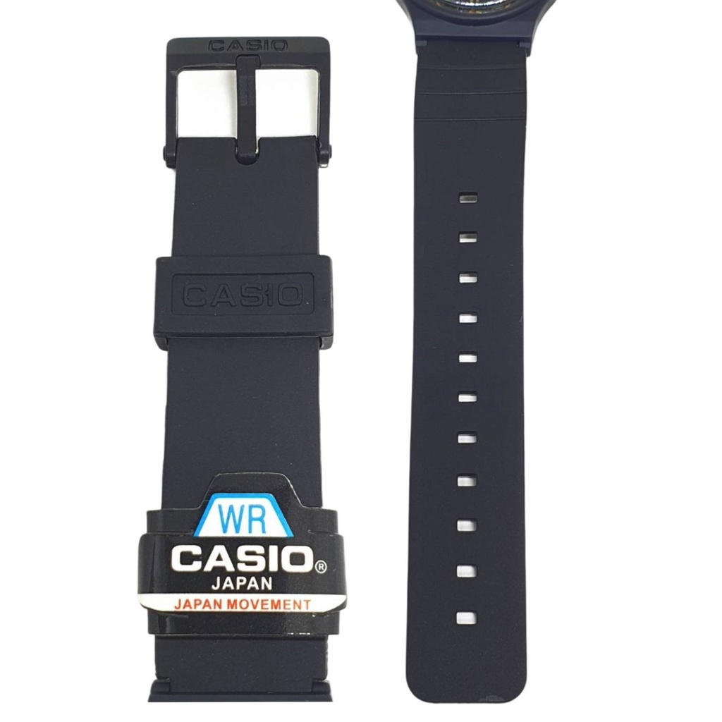 ฟรีกล่อง นาฬิกาข้อมือ กันน้ำ นาฬิกาคาสิโอ้ สายยาง สีดำ นาฬิกาข้อมือcasio นากาผู้หญิงและผู้ชาย RC535