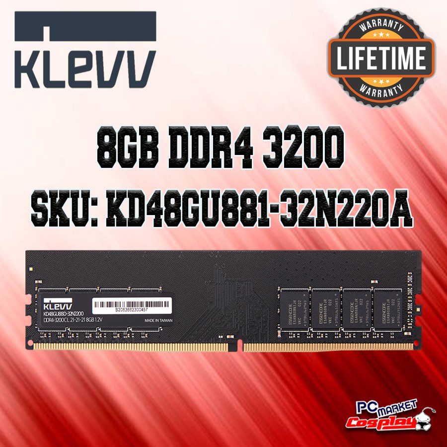 Klevv 8GB DDR4 3200 VALUE RAM(ใหม่)