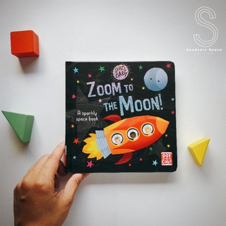 [พร้อมส่ง] นิทานบอร์ดบุคภาษาอังกฤษ Space baby: Zoom to the moon