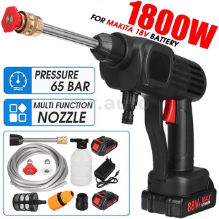 เครื่องฉีดน้ําไฟฟ้า แรงดันสูง 1800W 88VF 2 1 0 สําหรับแบตเตอรี่ Makita