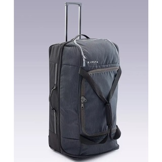 Decathlon  KIPSTA กระเป๋าล้อลากขนาด 105 ลิตรรุ่น Essential (สีดำ)