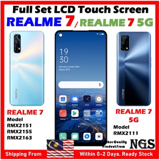 Ngs ชุดหน้าจอสัมผัส LCD พร้อมเครื่องมือเปิด สําหรับ REALME 7 RMX2151 RMX2163 REALME 7 5G RMX2111