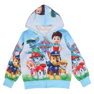 เสื้อกันหนาวมีฮู้ดลายการ์ตูน Paw Patrol