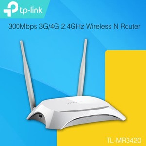TP-LINK TL-MR3420 Wireless N Modem Router 3G/4G TPLINK 3420 3G / 4G WiFi N 300Mbps
