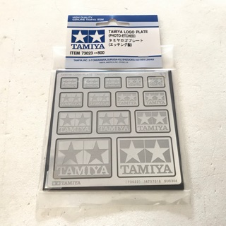 รหัส 73023 โลโก้ทามิย่า TAMIYA LOGO PLATE ญี่ปุ่นแท้