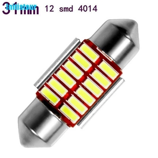 (Initiatour 2 ชิ้น 31 มม. ไฟ Led แคนบัส 4014 12 Smd C5W สําหรับติดตกแต่งภายในรถยนต์