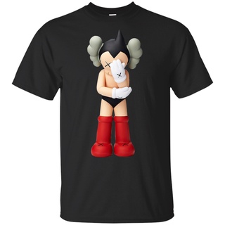 เสื้อยืดผ้าฝ้าย เสื้อยืด พิมพ์ลาย Kaws X Astro Boy แฟชั่นฤดูร้อน สําหรับผู้ชาย และผู้หญิง