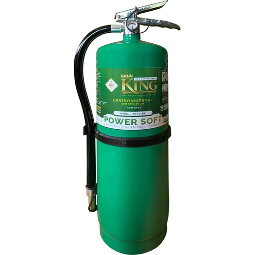 ถังดับเพลิงสีเขียว น้ำยาเคมีสูตรน้ำ ขนาด 10 ปอนด์ (POWER SOFT)