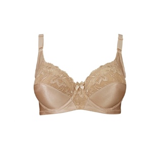 Jintana เสื้อชั้นใน (เสริมโครง) รุ่น Basic Bra รหัส JB2837 สีเบจ