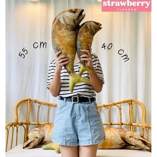 🐟ตุ๊กตาปลาทู หมอนข้างปลาทู เหมือนจริงมาก ปลาทูตัวใหญ่ ของเล่นแมว ราคาถูก 🧺พร้อมส่ง มีเก็บปลายทาง🚚