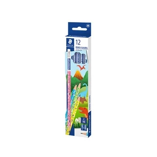 Staedtler (สเต็ดเลอร์) ดินสอ ดินสอไม้ ลายไดโนเสาร์ HB #13120 C12 1 กล่อง