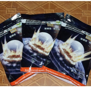 ลูก GOLDENBALL น้ำหนัก 0.20g ขนาด 6m 1 ถุง บรรจุ 4,000 นัด