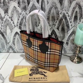กระเป๋าลายสก็อต tote bag